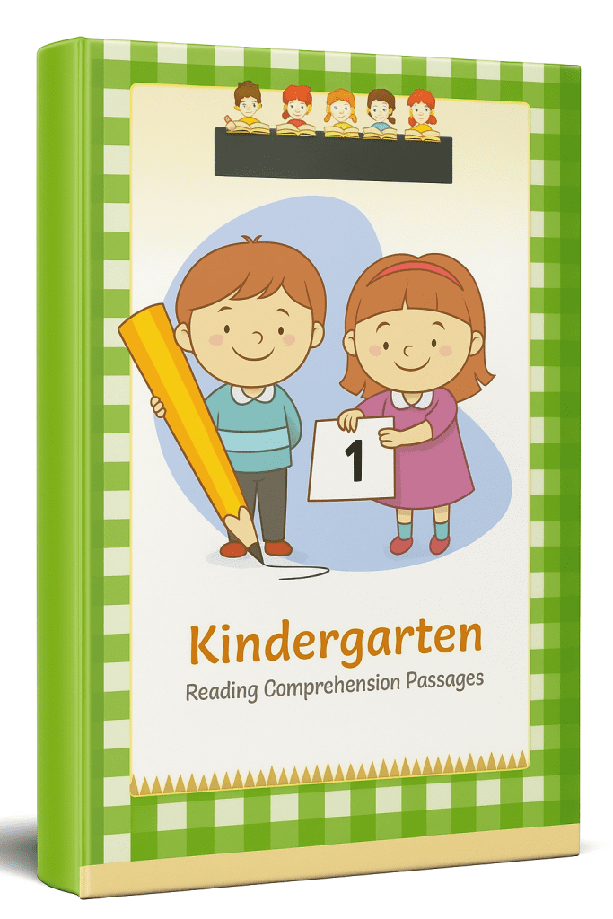 Kindergarten Easy Reading Comprehension Passages